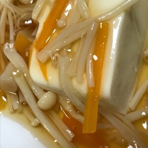 豆腐のきのこあんかけ